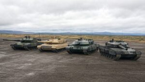 各国で運用される現代主力戦車の車体と砲塔形状