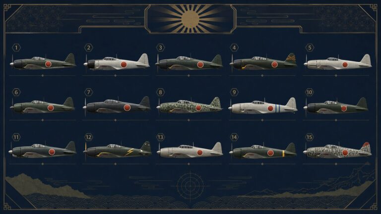 レシプロ戦闘機15機を総合性能で比べた順位
