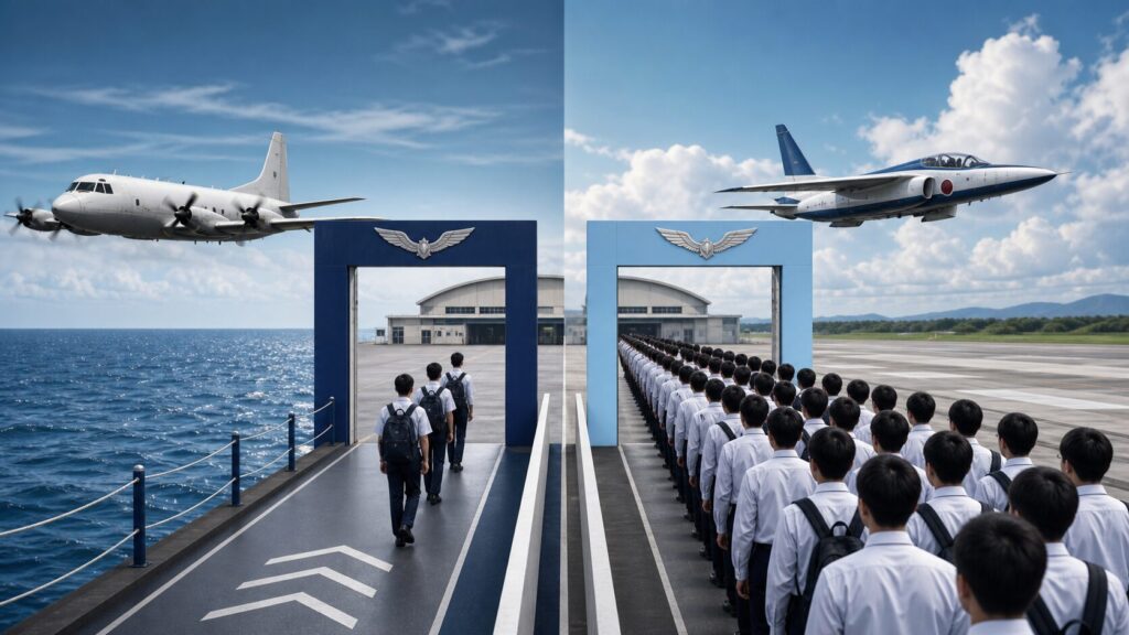 海自と空自で大きく異なる航空学生の応募倍率