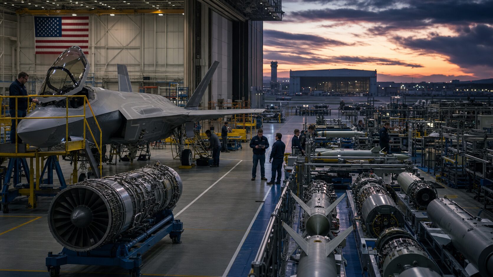 米国防衛企業の売上を支える航空機とミサイル分野