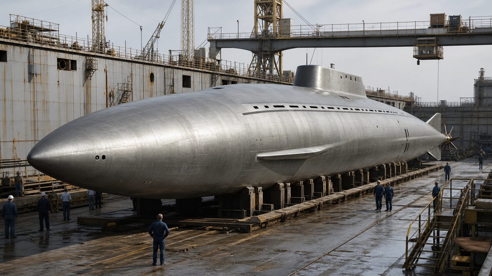 チタン船体を持つソ連高速潜水艦K-222