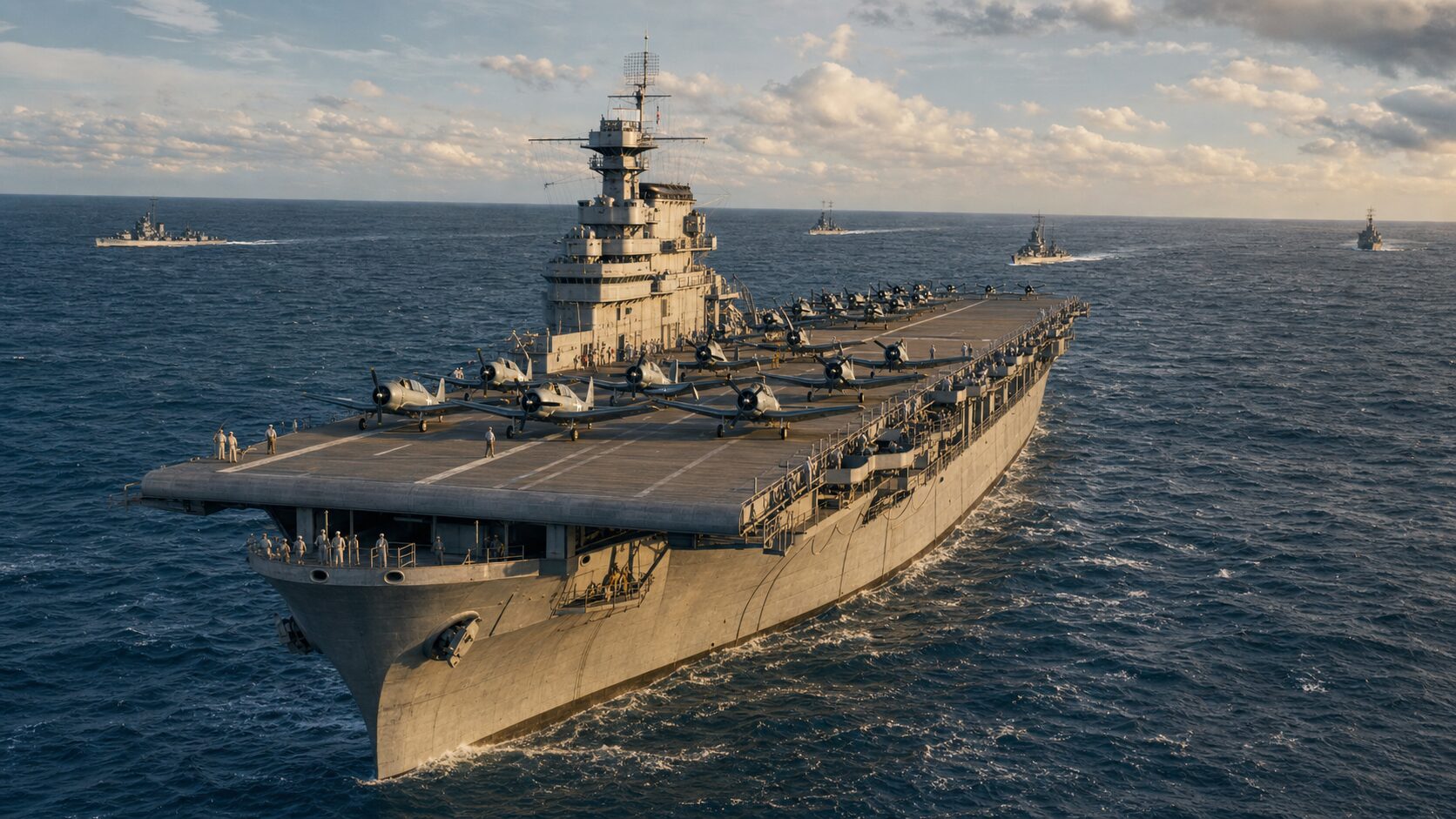 多数の主要作戦を戦い抜いたエンタープライズ