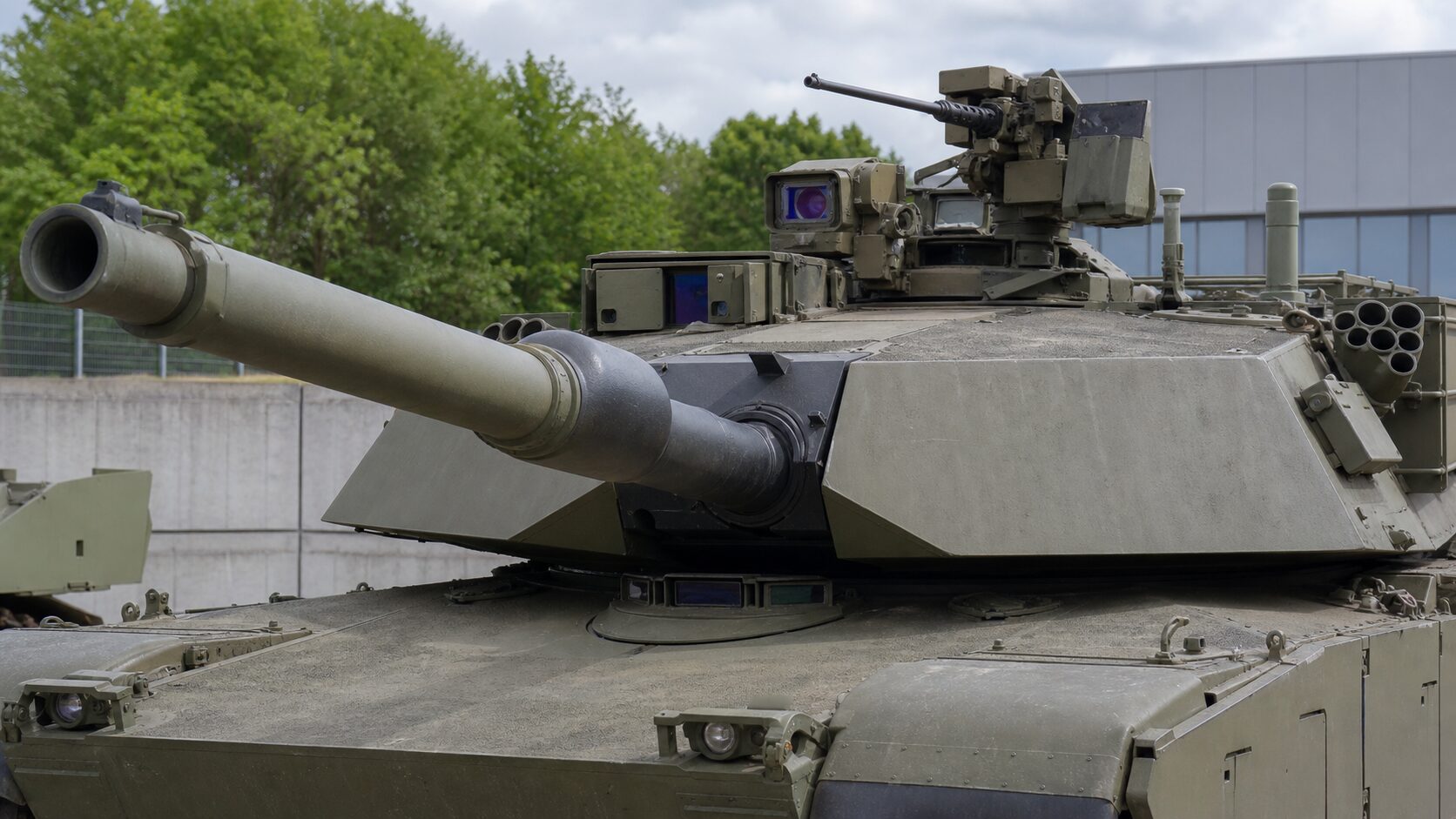 M1A2 SEPv3の砲塔と車体