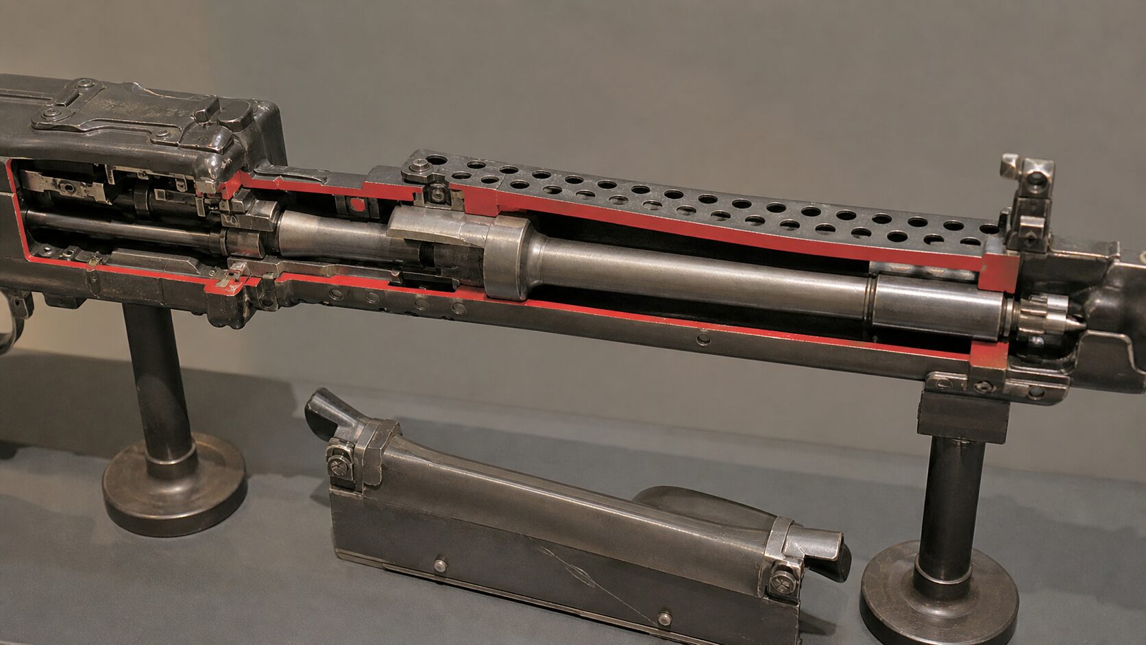 MG42の銃身交換構造