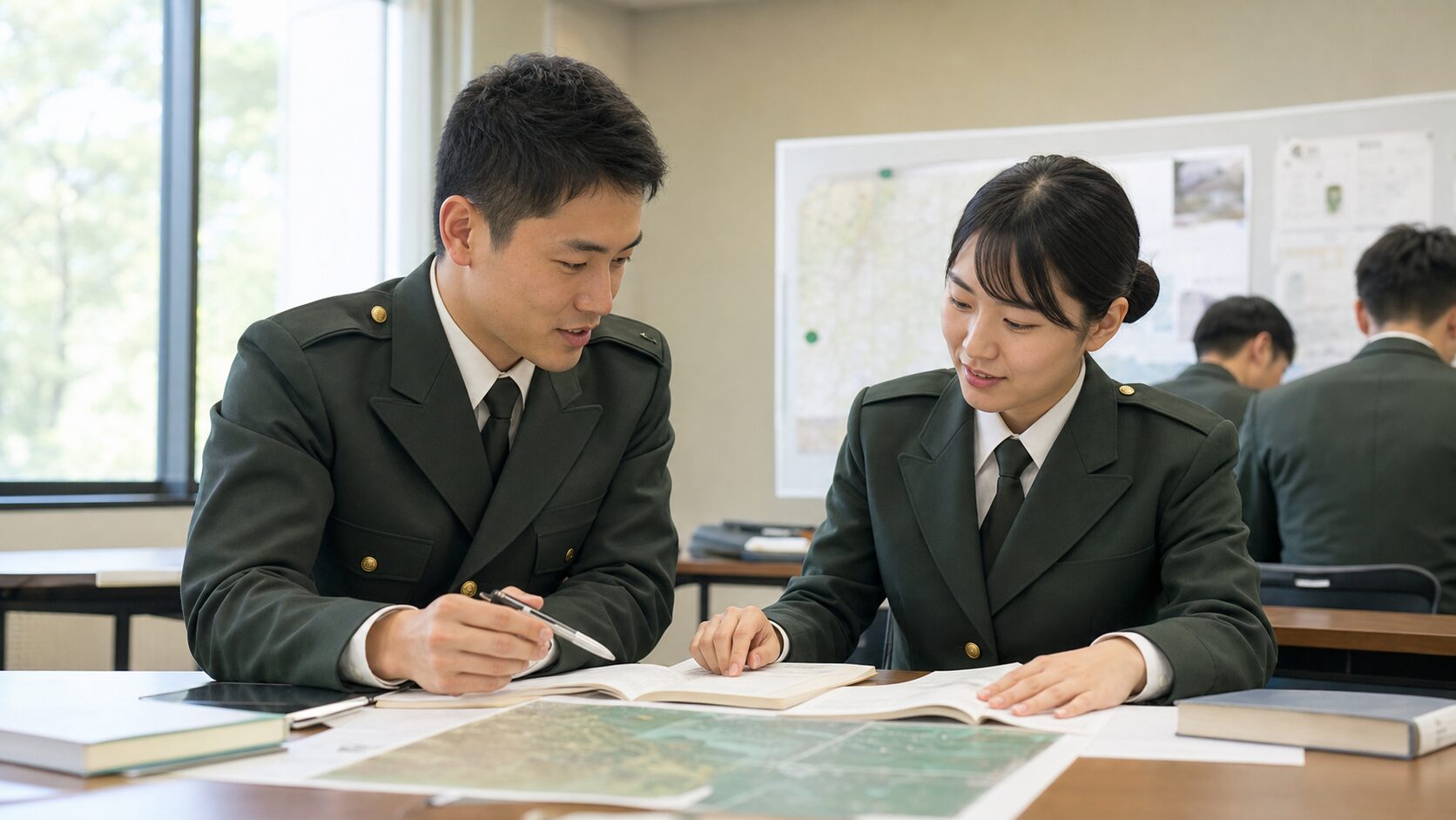 異なる採用経路から幹部教育を受ける候補生