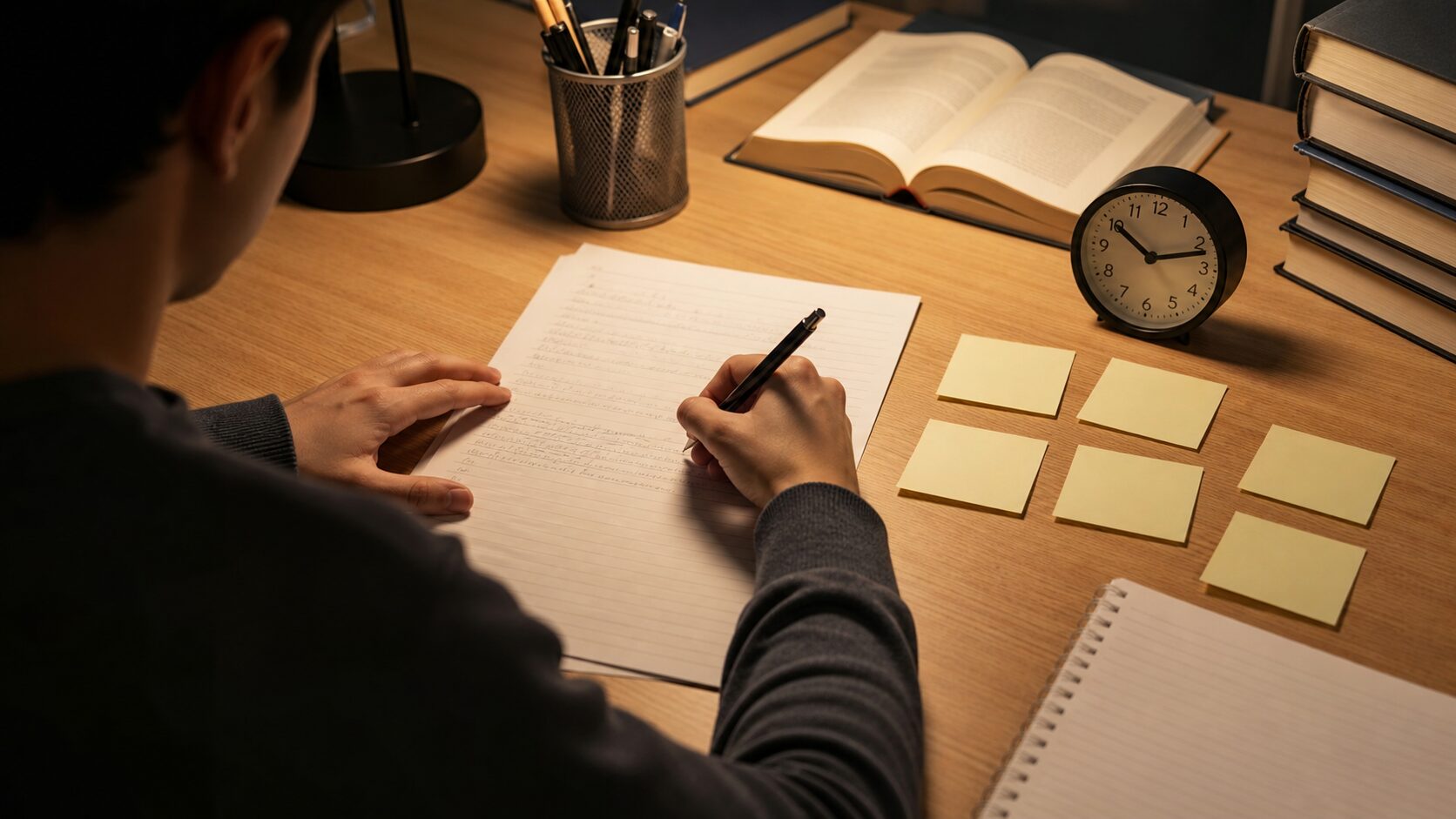 小論文を時間内に構成して書き切る練習
