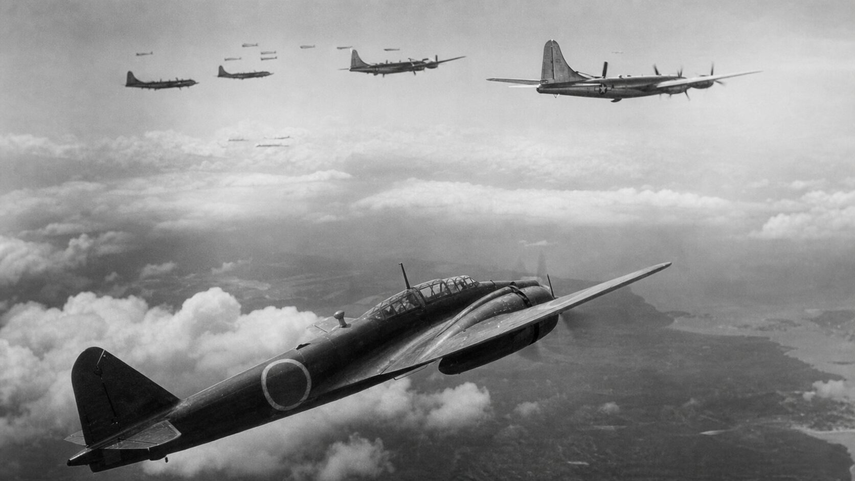 B-29を迎撃する屠龍