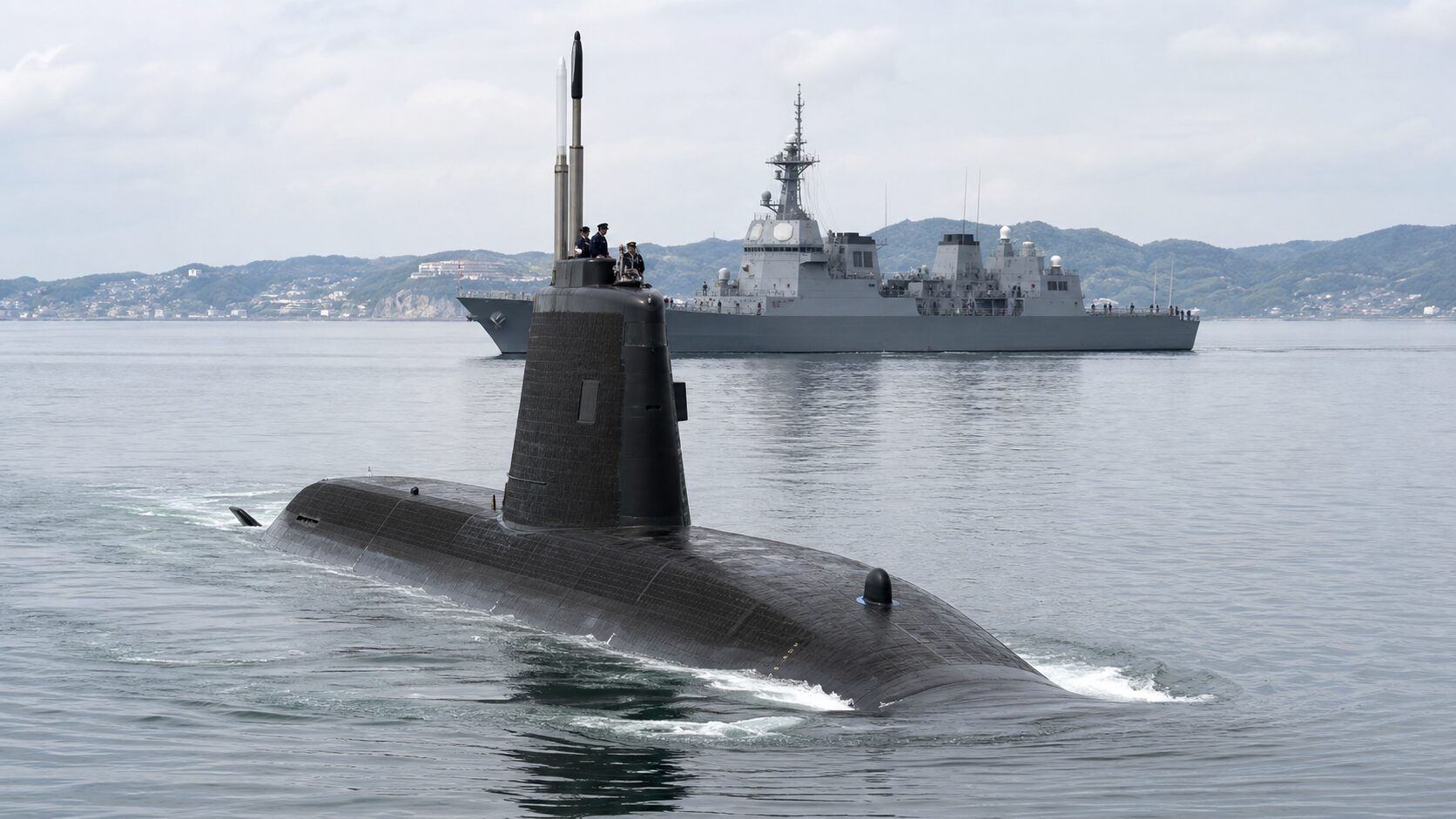 水上艦と潜水艦を区別する艦種記号と番号系列