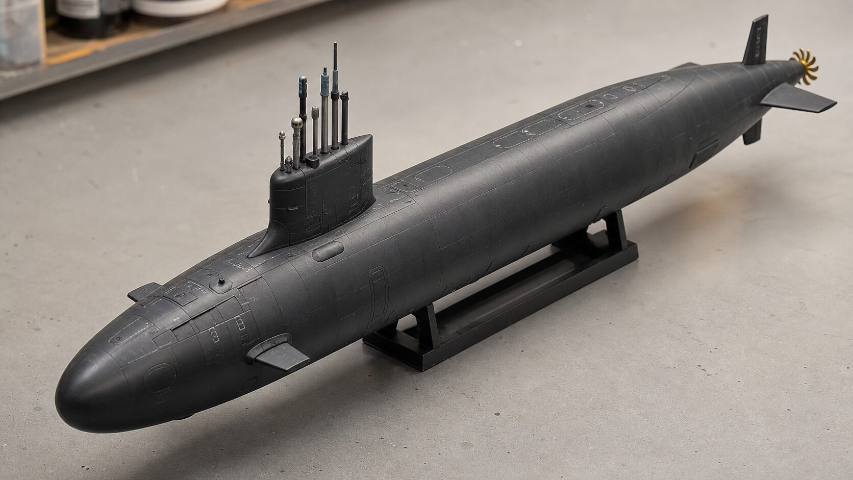バージニア級の艦艇模型