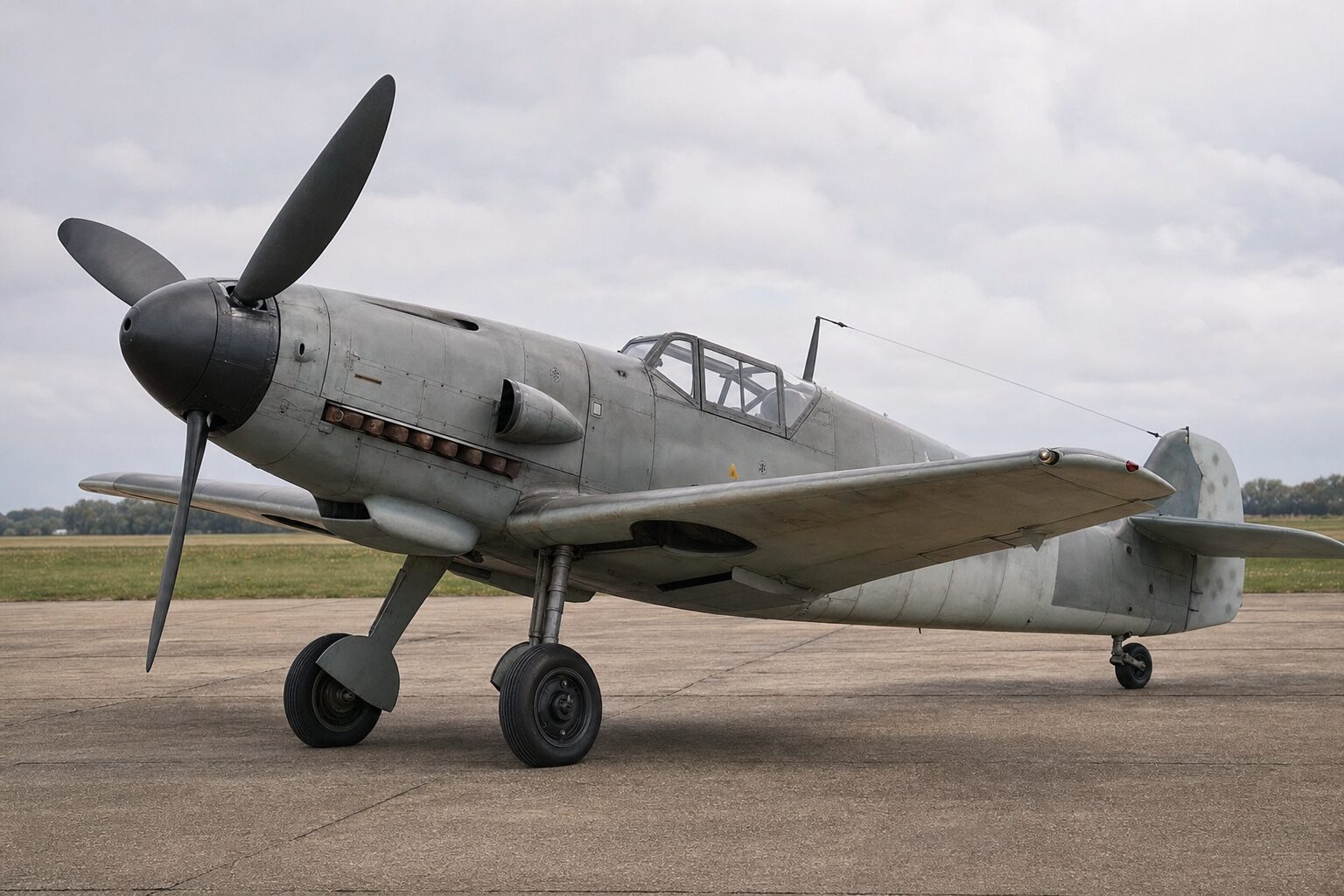 博物館で保存されるBf109G-6