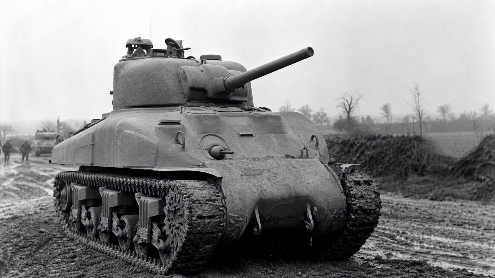 M4シャーマンの車体装甲と懸架装置