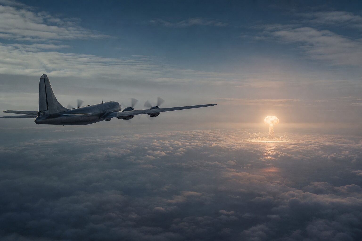 B-29と原子爆弾がもたらした原子力時代のイメージ