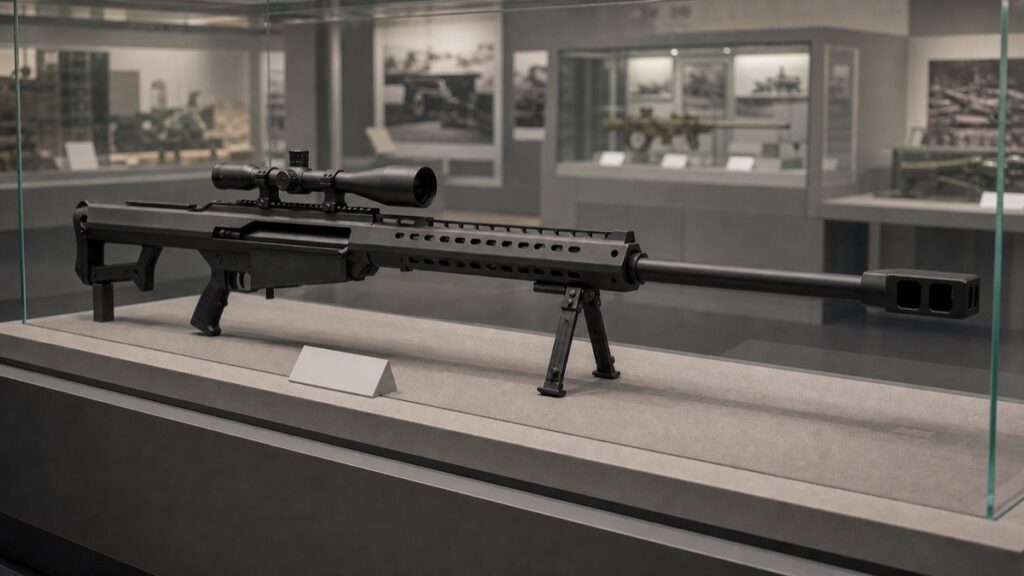 バレットM82をイメージした博物館展示
