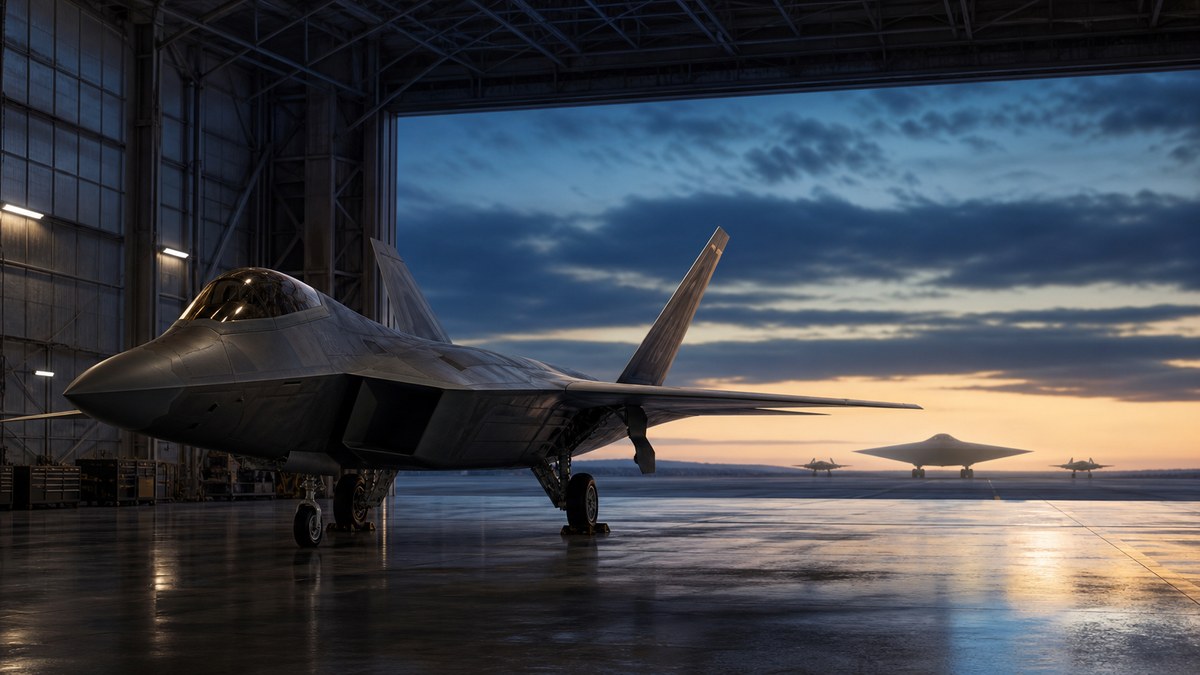 F-22近代化と後継F-47への移行を示す画像