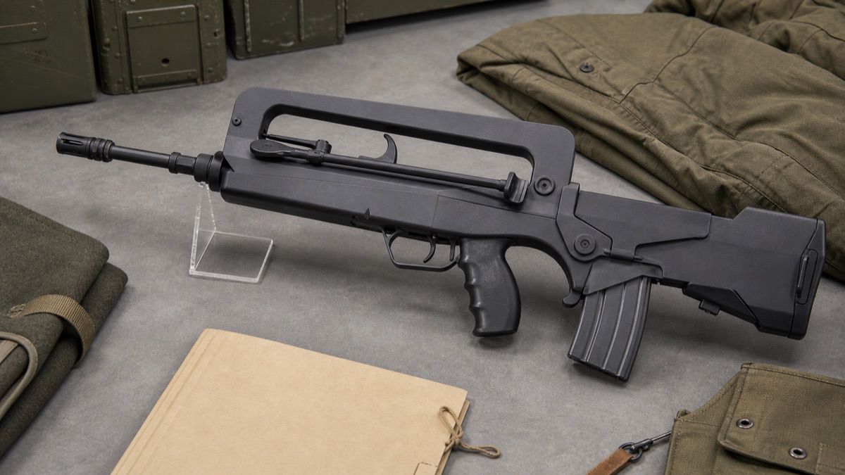 FAMASをイメージしたフランス製ブルパップ銃のアイキャッチ