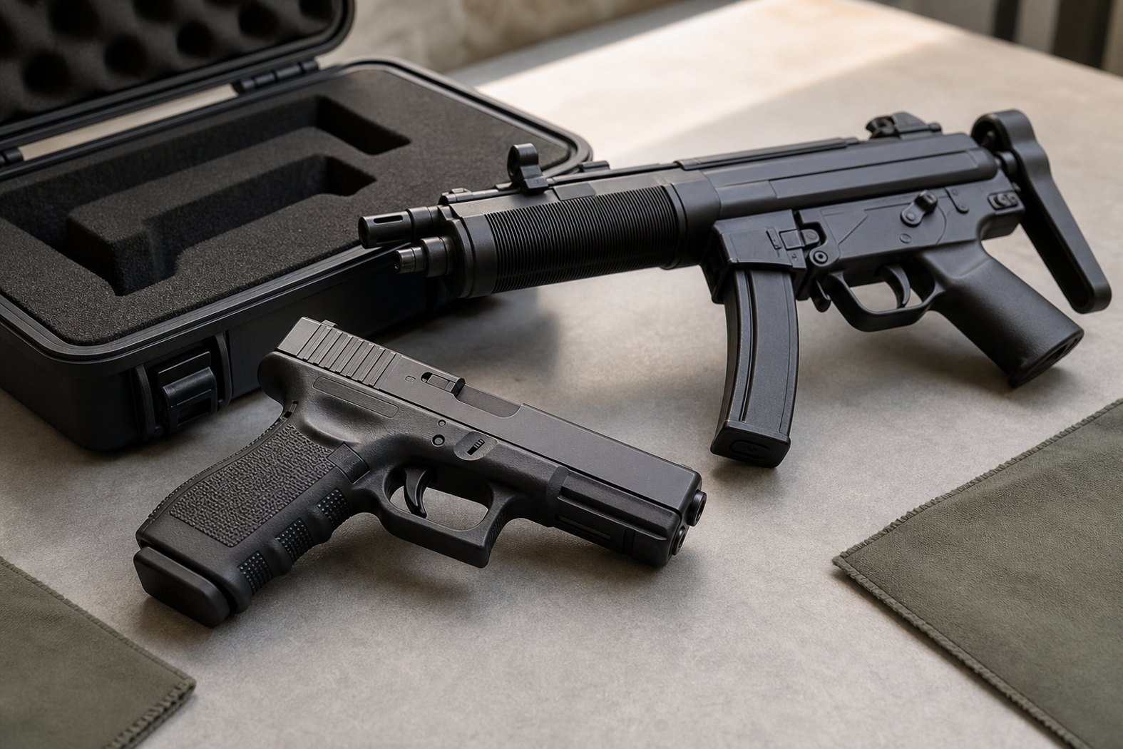 拳銃とサブマシンガンの違い