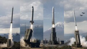日本のスタンド・オフミサイルを比較する編集用コンセプト画像