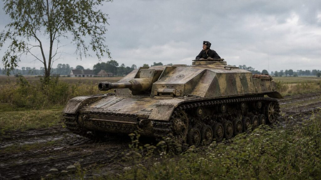 野戦を進むIV号突撃砲StuG IV