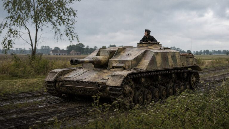 野戦を進むIV号突撃砲StuG IV