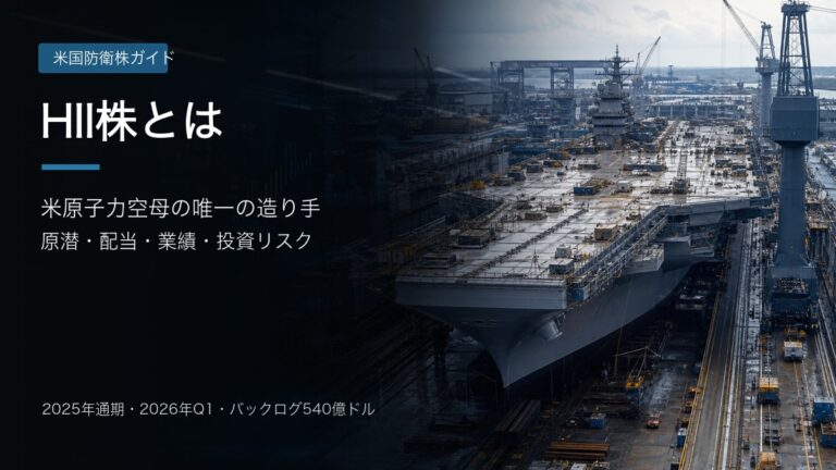 HII株と米海軍造船事業を表す記事アイキャッチ