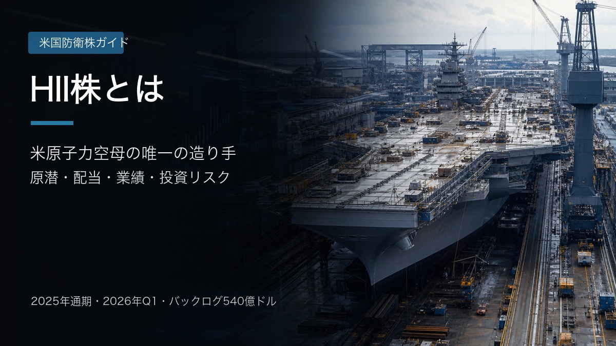 HII株と米海軍造船事業を表す記事アイキャッチ