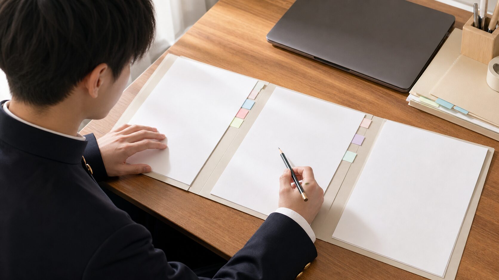 面接シートと志望動機の一貫性を確認するイメージ