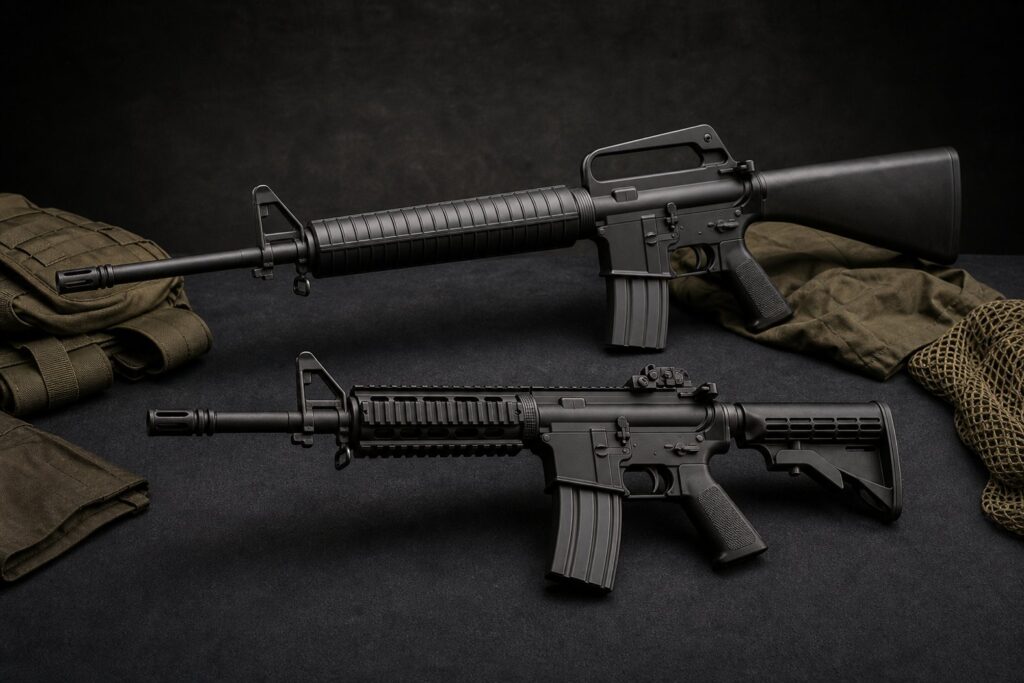 M16とM4カービンのアイキャッチ