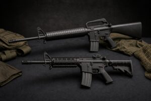 M16とM4カービンのアイキャッチ