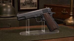 M1911をイメージしたクラシック自動拳銃のアイキャッチ