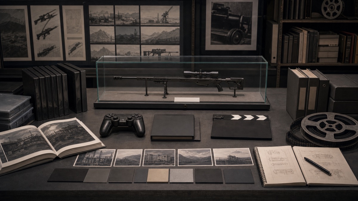 M200チャイタックの映画・ゲーム文化での知名度をイメージした展示