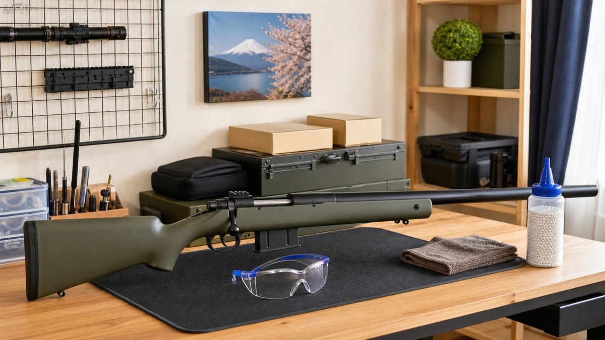 M24 SWS系エアガンを安全に楽しむ趣味用ディスプレイ