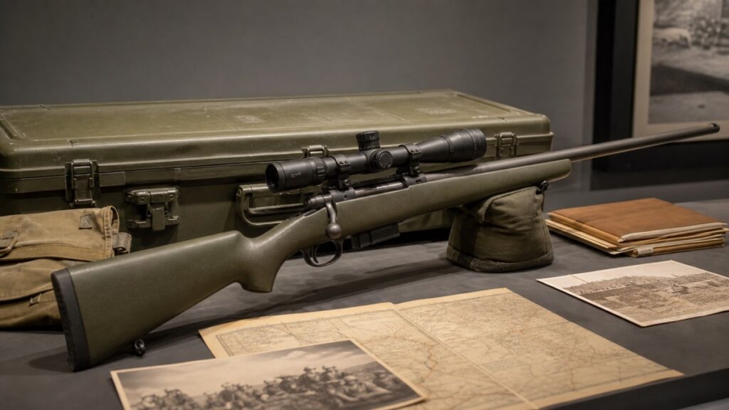 M24 SWSをイメージした博物館展示