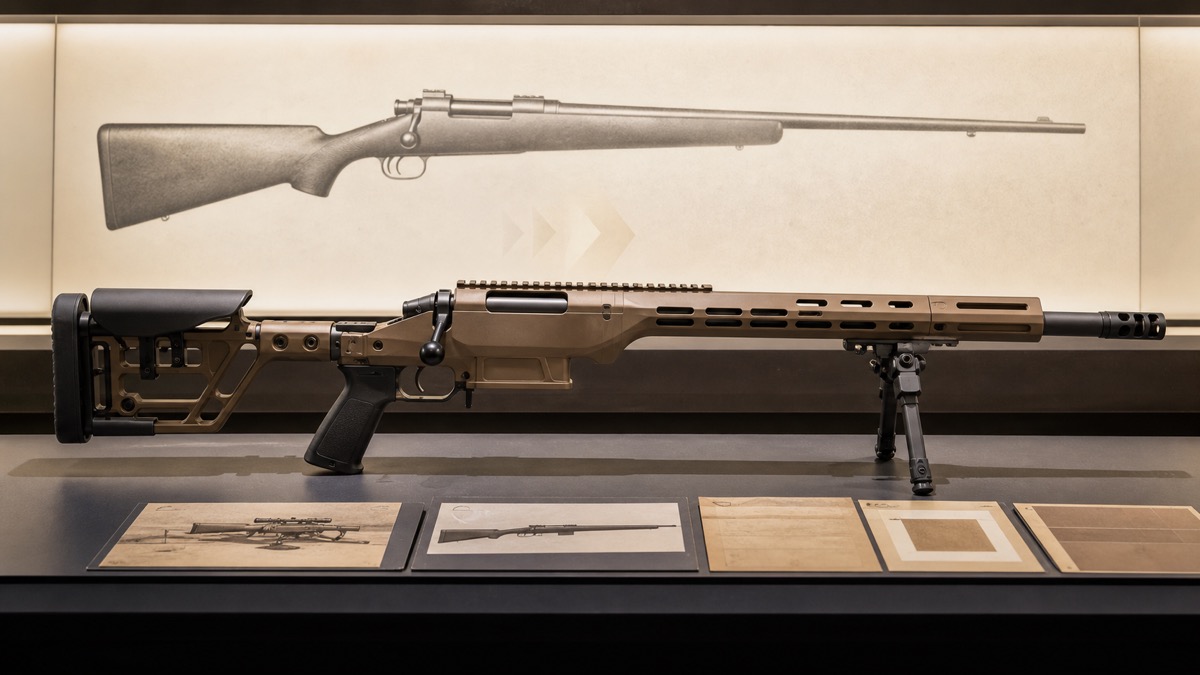 M24 SWSからXM2010への近代化をイメージした展示