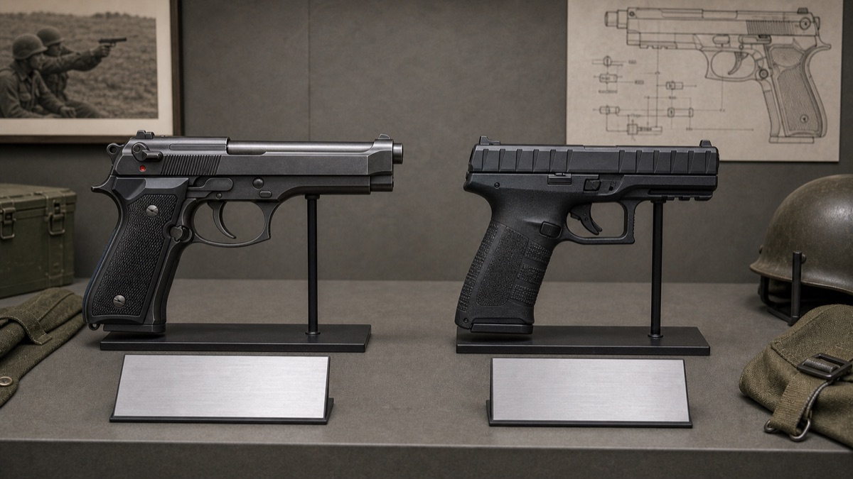 M9系からAPXへの近代化をイメージした比較展示