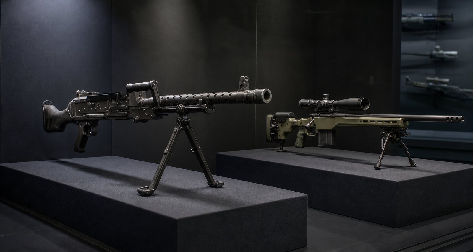 機関銃と狙撃銃の役割の違い