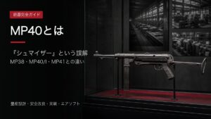 MP40を展示した完全ガイドのアイキャッチ