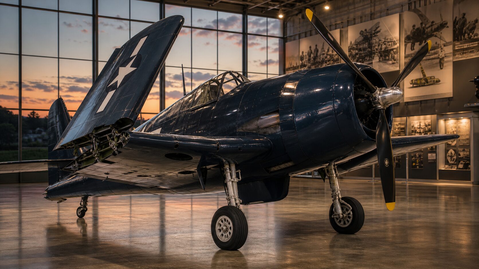 保存展示されたF6F-5