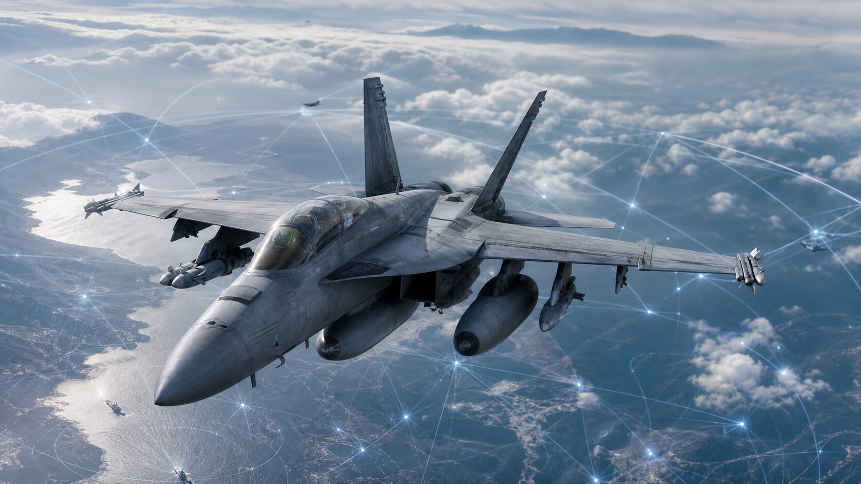 ネットワーク化されたF/A-18Eの任務