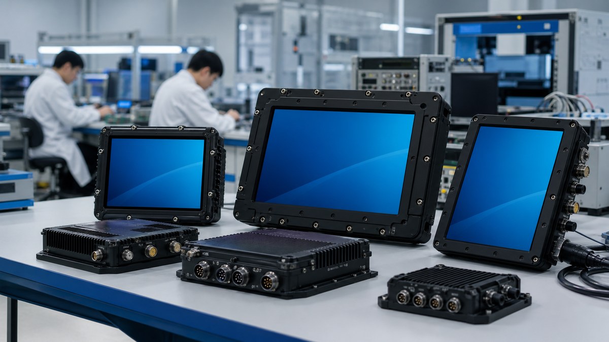 防衛電子機器向けの堅牢ディスプレイ試験ラボ