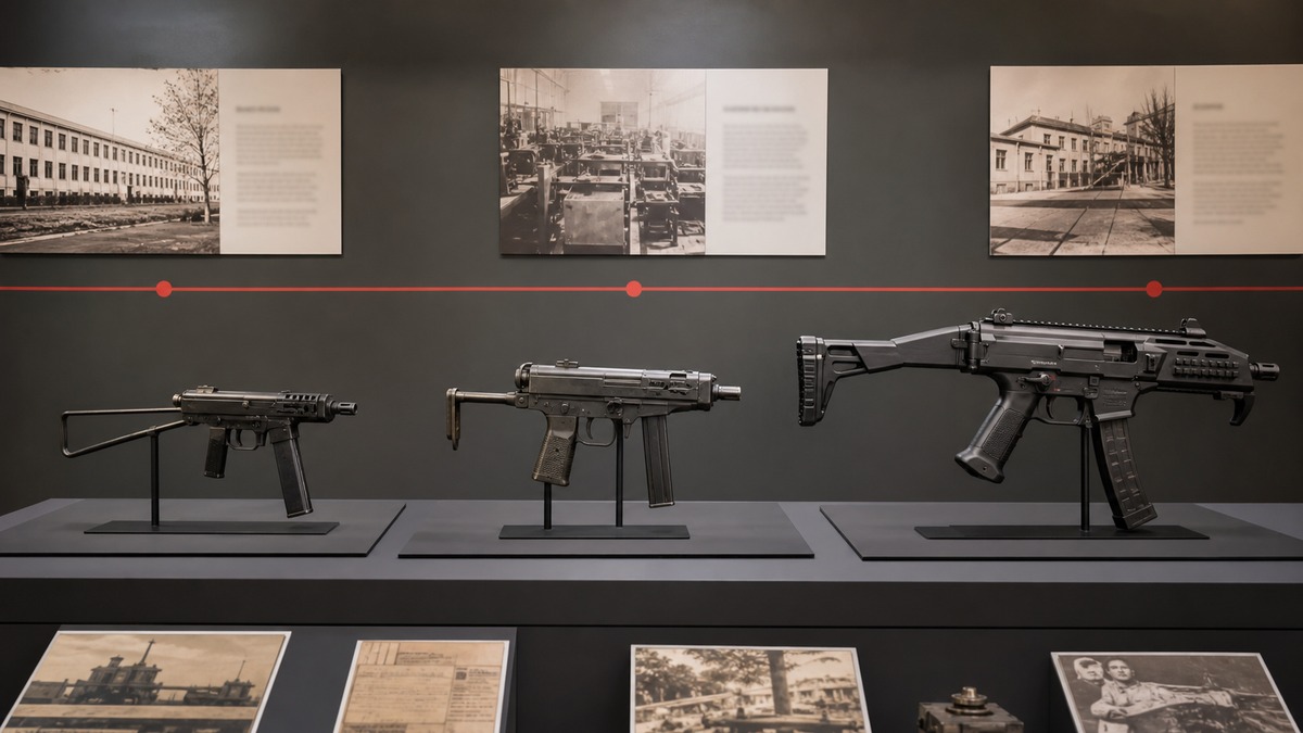 Scorpionの三世代をイメージした博物館展示