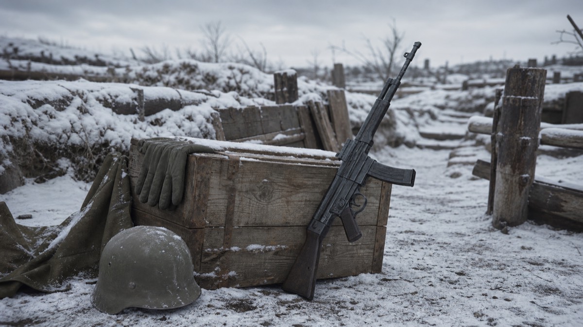 東部戦線でのStG44実戦評価をイメージした装備写真