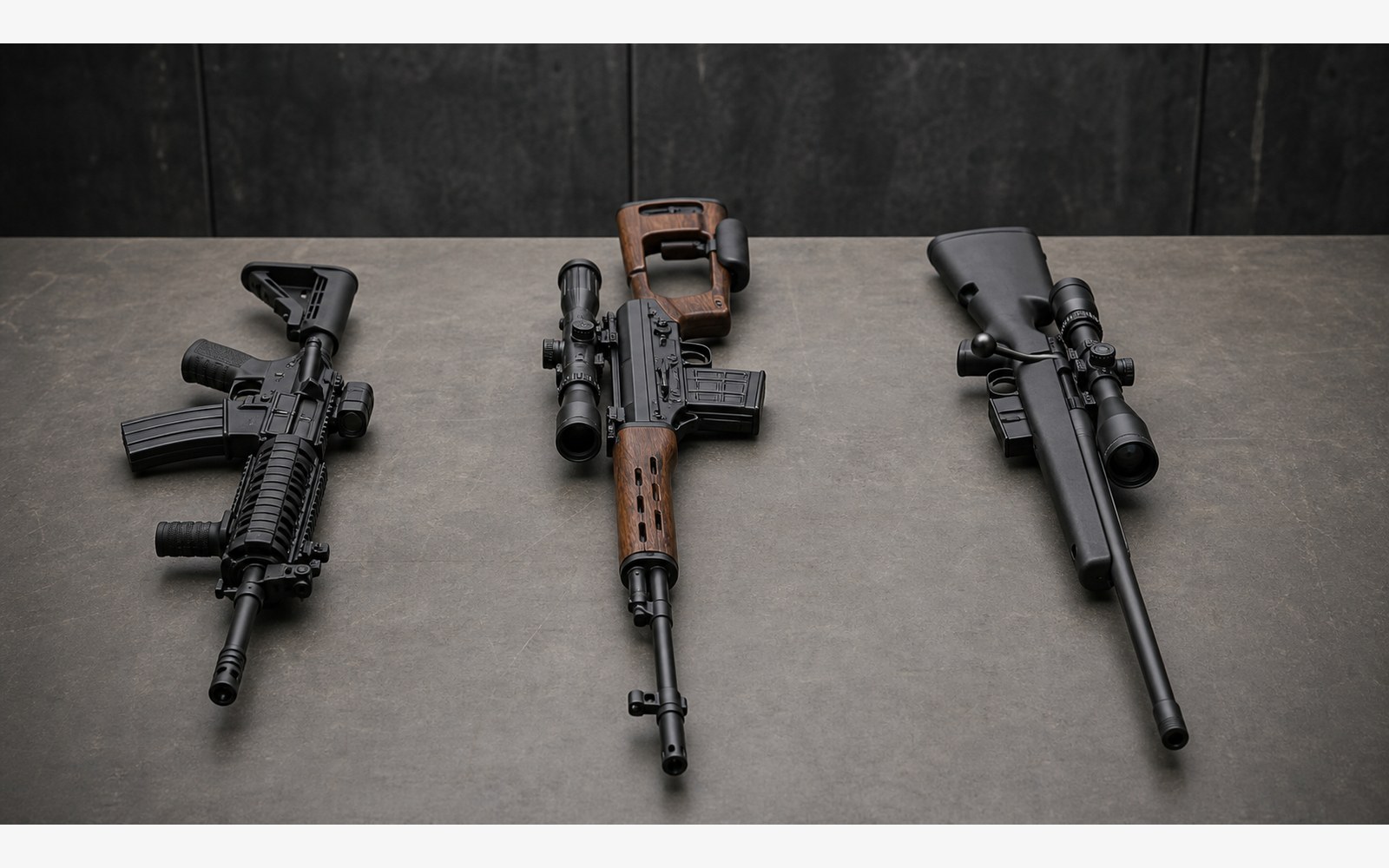 分隊支援狙撃銃としてのSVDの役割イメージ