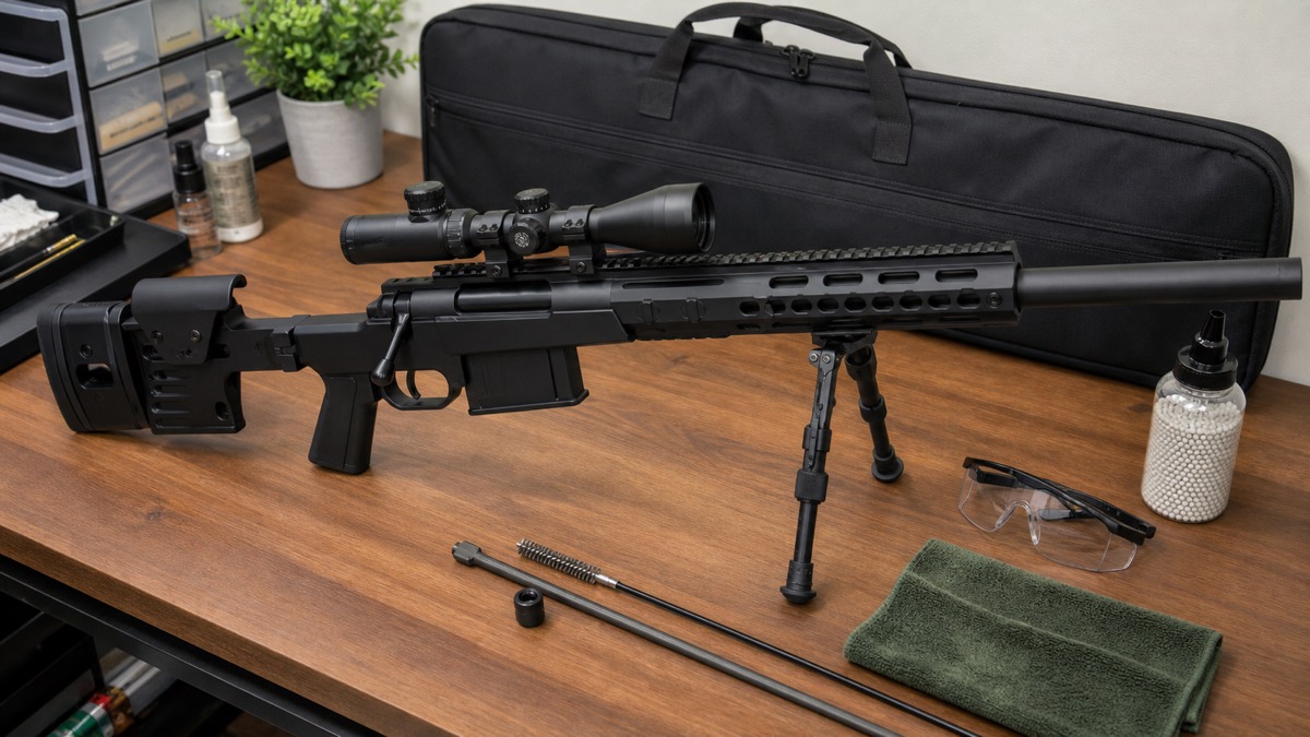 TAC-50系エアガンを安全に楽しむ趣味用ディスプレイ