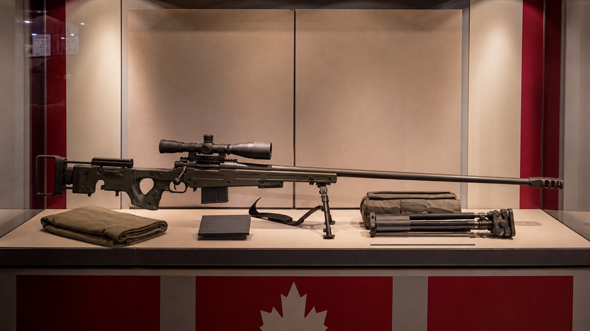 カナダ軍C15の運用史をイメージした博物館展示