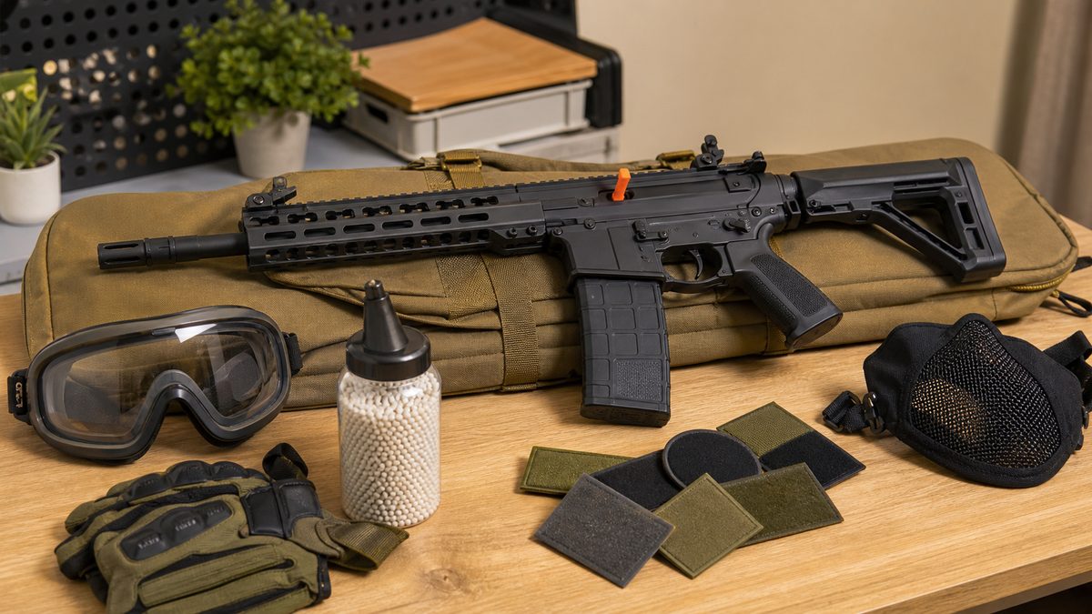 20式小銃系エアガンを想定した趣味用ディスプレイ