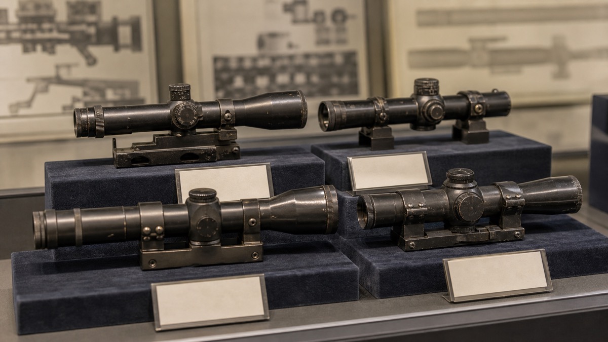 ZF39とZF41系スコープの違いをイメージした展示