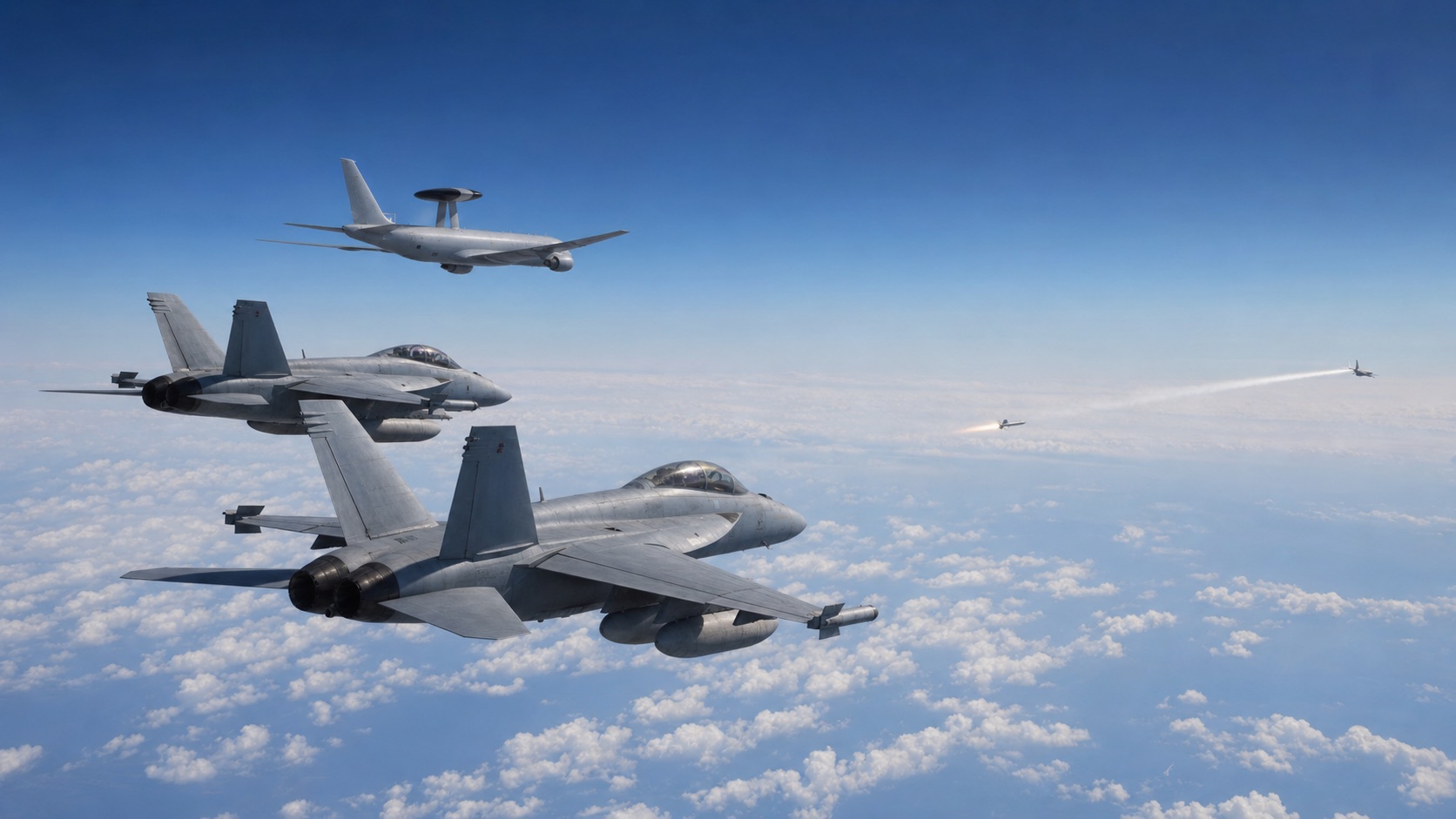 AIM-120を機体センサーとデータリンクに接続する運用環境