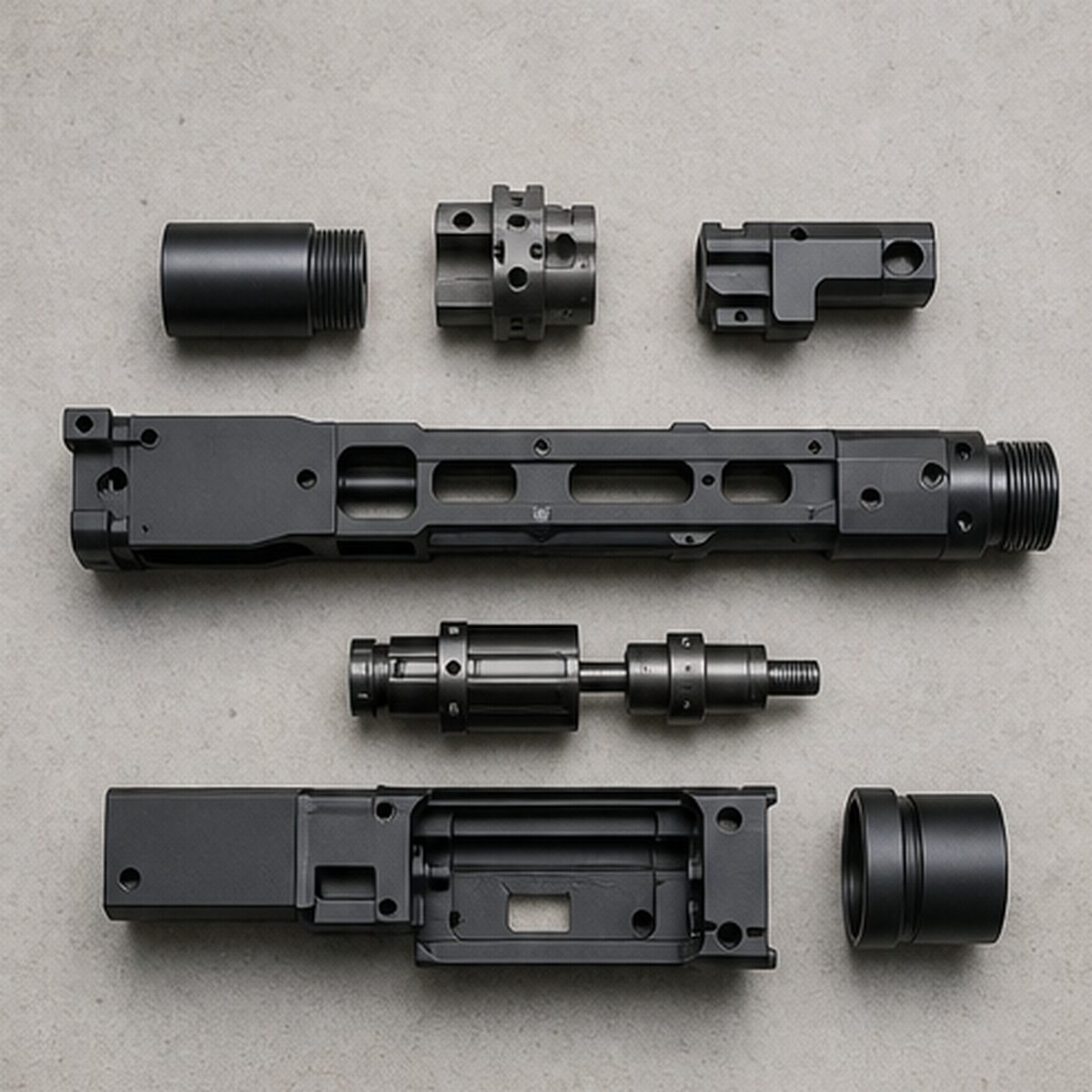 TRG M10の銃身・ボルト・レシーバー部品