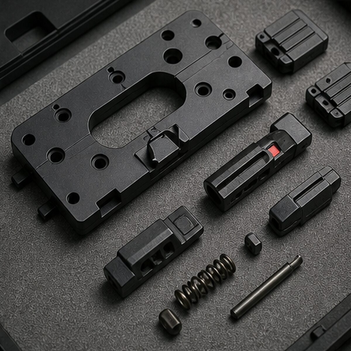 P320のFCUを構成する引き金・シア・安全部品