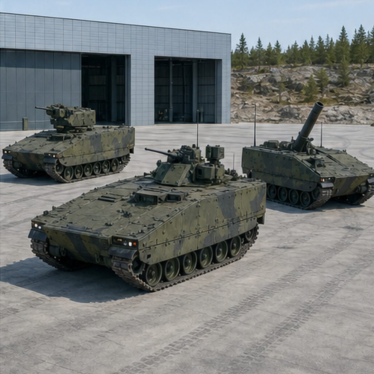 CV90の主な派生型に関わる装備と運用環境